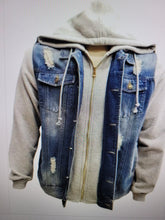 Load image into Gallery viewer, Code: Swag | Jean/Hoodie Jacket
