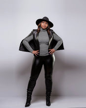 Load image into Gallery viewer, Code: Casey I Houndstooth High Neck Top

