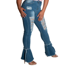 Load image into Gallery viewer, Code: Damsel In Distress I Bell Bottom High Waist Jeans
