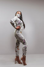 Load image into Gallery viewer, Code: Bianca I Stretch Jumpsuit W/Mask
