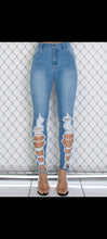 Load image into Gallery viewer, Code: Slim l High Rise Ripped Skinny Jeans
