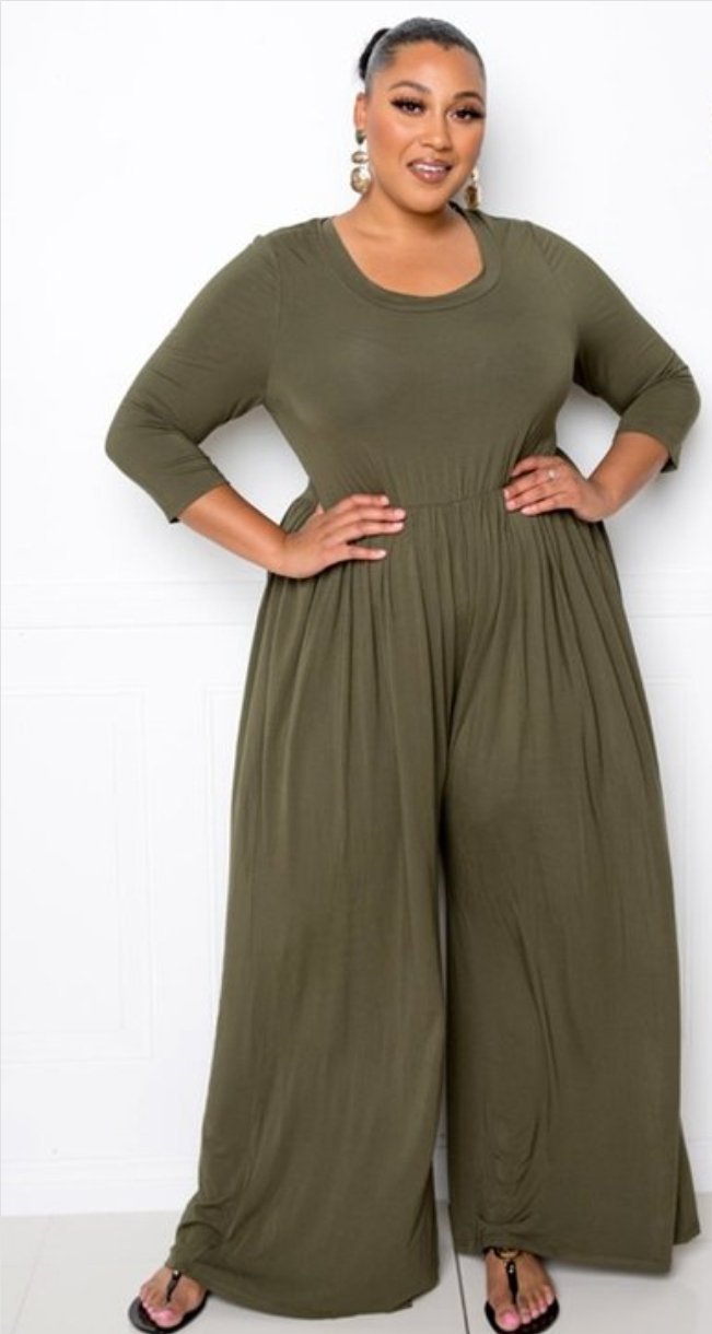 Code: Charie I Plus Sized Jumpsuit