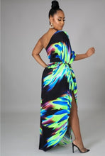 Load image into Gallery viewer, Code: Ciara I One shoulder Dress
