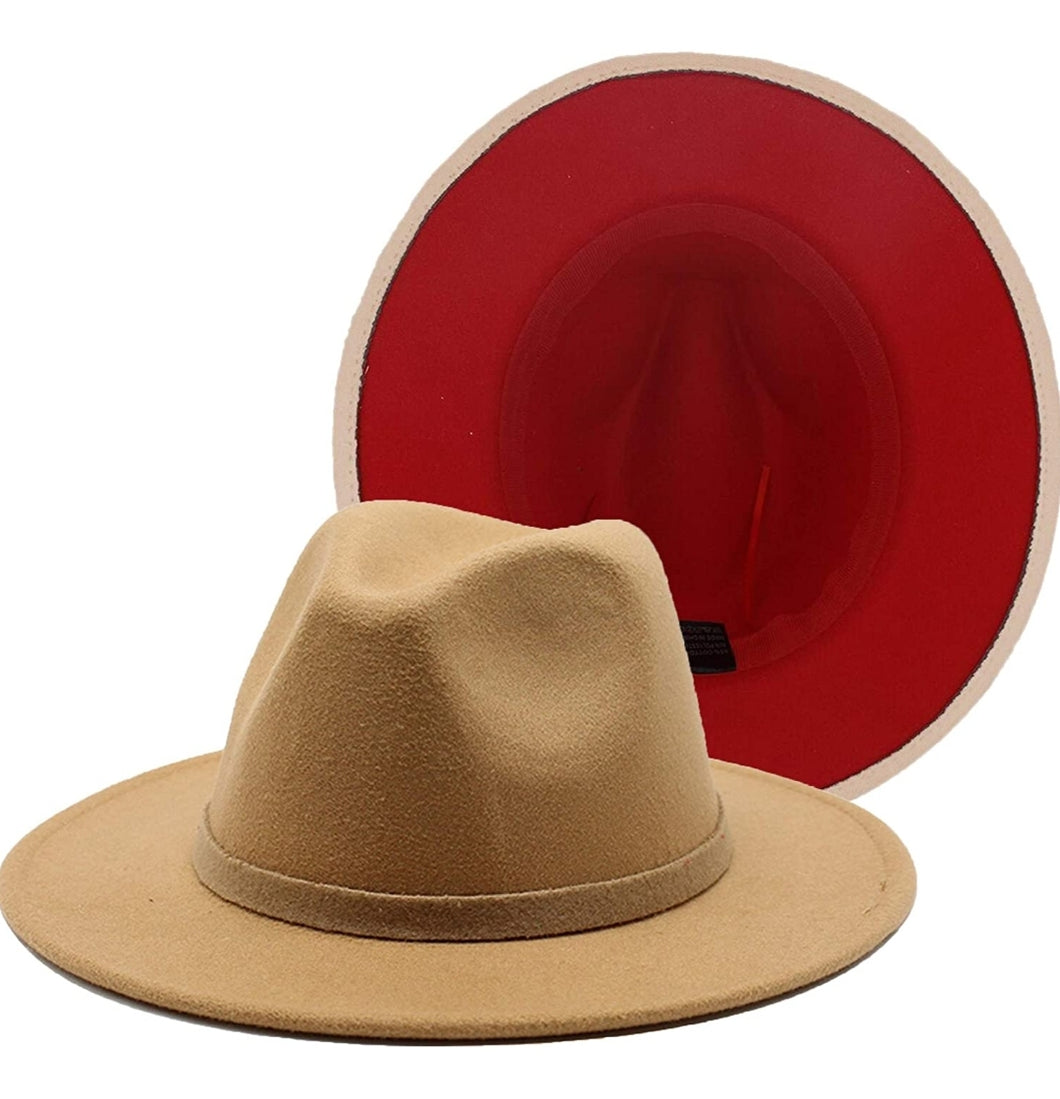 Code:Red Bottom | Camel Calored Fedora