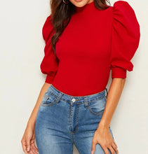 Load image into Gallery viewer, Code: Millania | Red Puff Shoulder
