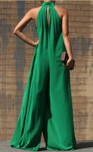 Load image into Gallery viewer, Code: Asia | Wideleg Halter Jumpsuit
