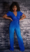 Load image into Gallery viewer, Code: Faith | Blue Two Tone Jumpsuit
