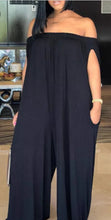 Load image into Gallery viewer, Code: Black Chynah | Off Shoulder Wide Leg Jumpsuit
