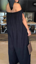 Load image into Gallery viewer, Code: Black Chynah | Off Shoulder Wide Leg Jumpsuit
