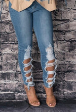 Load image into Gallery viewer, Code: Dana : Skinny Destroyed Jeans
