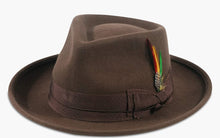 Load image into Gallery viewer, Code: Landry I Black Gangsta Fedora
