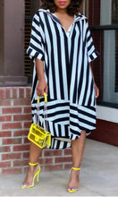 Load image into Gallery viewer, Code: Alicia | Black &amp; White Shirt Dress
