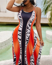 Load image into Gallery viewer, Code: Dejah | Multicolored Maxi Dress
