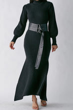 Load image into Gallery viewer, Code: Tricia| Black Sweater Dress
