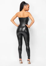 Load image into Gallery viewer, Code:Deeja | PU Leather One Piece
