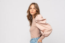 Load image into Gallery viewer, Code: Josette | Puffed Shoulder Top
