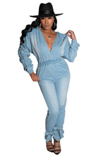 Load image into Gallery viewer, Code: Serefina I Denim Jumpsuit
